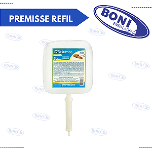 SABONETE LÍQUIDO ANTISSÉPTICO TRICLOSAN PREMISSE REFIL 800 ML