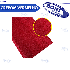 PAPEL CREPOM VERMELHO