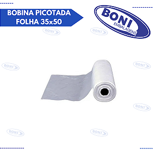 BOBINA PICOTADA FOLHA 35x50 C/ 1000