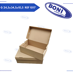 CAIXA SAPATO KRAFT G 24,5x34,5x10,5  REF 1017