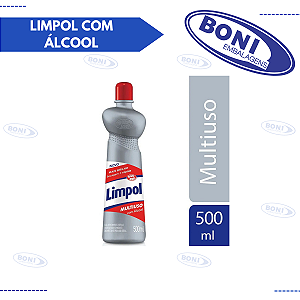 LIMPADOR MULTIUSO LIMPOL COM ÁLCOOL 500 ML