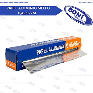PAPEL ALUMINIO MELLO 0,45X65 MT