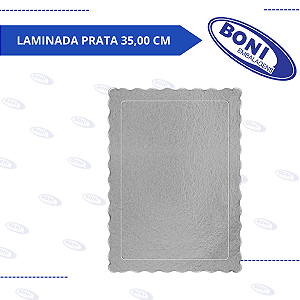 BASE PARA BOLO LAMINADA PRATA 35,00 CM
