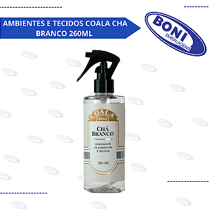 ODORIZANTE DE AMBIENTES E TECIDOS COALA CHA BRANCO 260ML