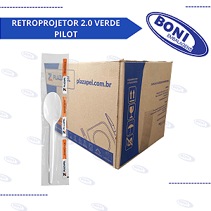 COLHER MASTER BRANCA PLAZAPEL GRANEL C/500