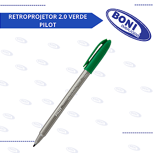 CANETA RETROPROJETOR 2.0 VERDE PILOT