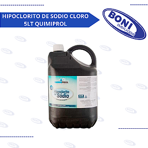 HIPOCLORITO DE SODIO CLORO 5LT QUIMIPROL