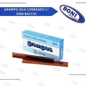 GRAMPO 26/6 COBREADO C/ 5000 BACCHI