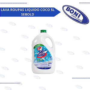 LAVA ROUPAS LIQUIDO COCO 5L SEBOLD