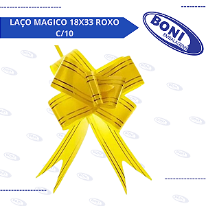 LAÇO MAGICO 30X47 AMARELO C/10