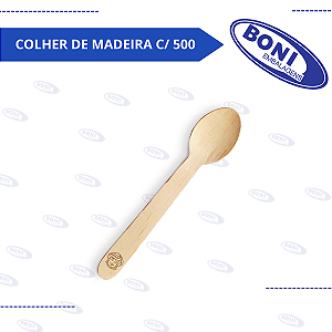 COLHER DE MADEIRA C/ 500