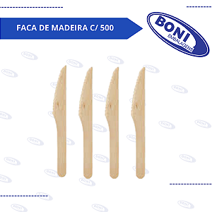 FACA DE MADEIRA C/ 500
