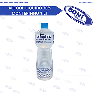 ALCOOL LIQUIDO 70% MONTEPINHO 1 LT