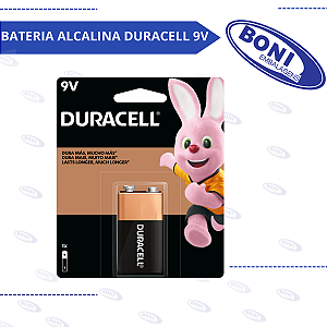 BATERIA ALCALINA DURACELL 9V
