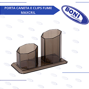 PORTA CANETA E CLIPS FUME MAXCRIL