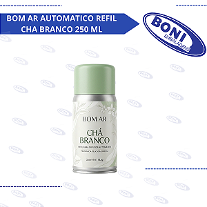 BOM AR AUTOMATICO REFIL CHA BRANCO 250 ML
