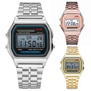Relogio de Pulso Unisex Quadrado WR