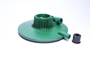 LIXADOR MANUAL ASPIRADO REDONDO C/VELCRO E CONEXAO P/EXTENSOR(225MM)