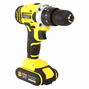PFLI-20B2 PARAFUSADEIRA FURADEIRA LYNUS 20 VOLTS COM IMPACTO, DUAS BATERIAS, MALETA FONTE BIVOLT