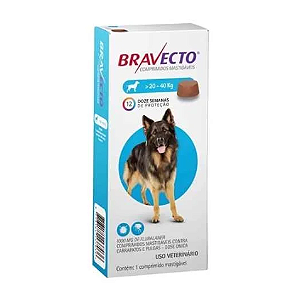 Bravecto 1000mg 20 a 40Kg