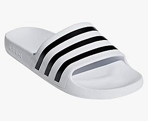 Chinelo Slide adidas Aqua Adilette - Branco