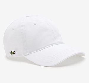 Boné Lacoste Gabardine C/Velcro 2024 - Branco