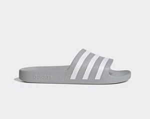 Slide adidas Adilette Aqua - Cinza