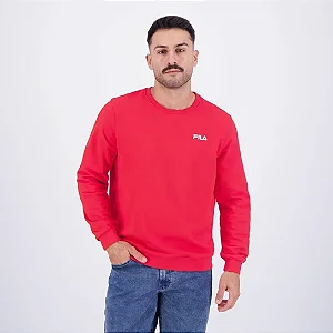 Moletom FILA Basic Confort - Vermelho