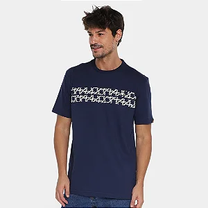 Camiseta Elllesse Chess logo - Marinho