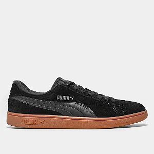 Puma Smash V2 - Preto/Marrom