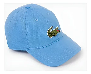 Boné Lacoste Bic Croc Pelúcia - Azul bebê