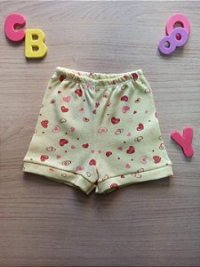 Shorts Tapa Fralda Estampado