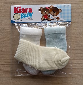 Kit três meias (RN)-  cores sortidas