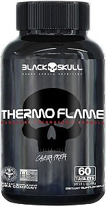 THERMO FLAME CAVEIRA PRETA 60 CAPS - BLACK SKULL