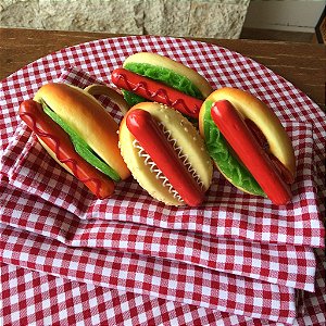 Porta Guardanapo Hot Dog - Mesclado Unidade