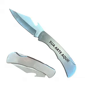 Canivete Inox Estilo Zebu