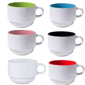 Xícaras Coloridas Personalizadas 150ml