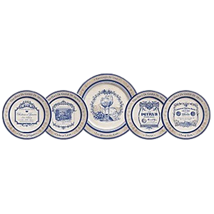 Conjunto 5 Peças Vinho Scalla