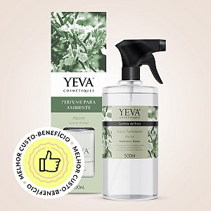 KIT YEVA Quintais do Brasil | Alecrim - Perfume para Ambiente + Água Perfumada