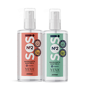 KIT SOS Nº2 200ml - Canela Doce + Flor de Limão