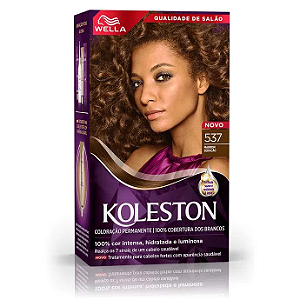 KOLESTON TINTA DE CABELO MARROM SEDUÇÃO 537/  55g