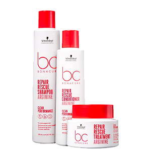 SCHWARZKOPF PROFESSIONAL-KIT BC REPAIR RESCUE ARGININA (3PRODUTOS)