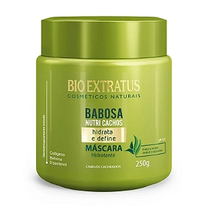 BIO EXTRATUS MÁSCARA HIDRATANTE BABOSA NUTRI CACHOS- 250G