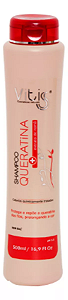 VITISS SHAMPOO QUERATINA + EXTRATO DE ROMÃ 500ML