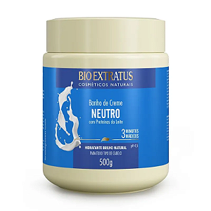 BIO EXTRATUS BANHO DE CREME NEUTRO COM PROTEÍNAS DO LEITE 500G