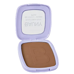 BAUNY COSMÉTICOS PÓ COMPACTO MATTE FPS 25 COR 100