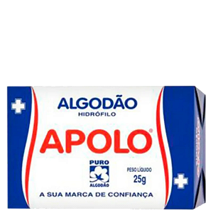 APOLO ALGODÃO HIDROFÍLO  25G