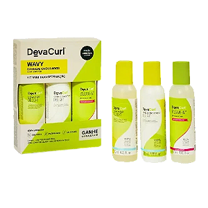 DEVA CURL WAVY KIT MINI TRANSFORMAÇÃO PARA CABELOS ONDULADOS