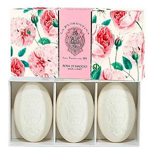 LA FLORENTINA SABONETE ROSA DI MAGGIO C/ 3 UN 150G