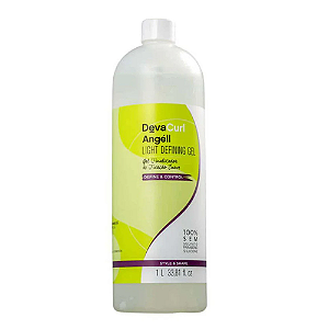 DEVA CURL ANGELL LIGHT DEFINING GEL FINALIZADOR DE FIXAÇAO SUAVE 1 LITRO